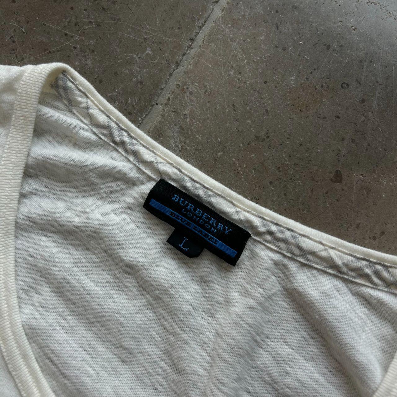 Burberry Blue Label Nova Check Henley T Shirt L
