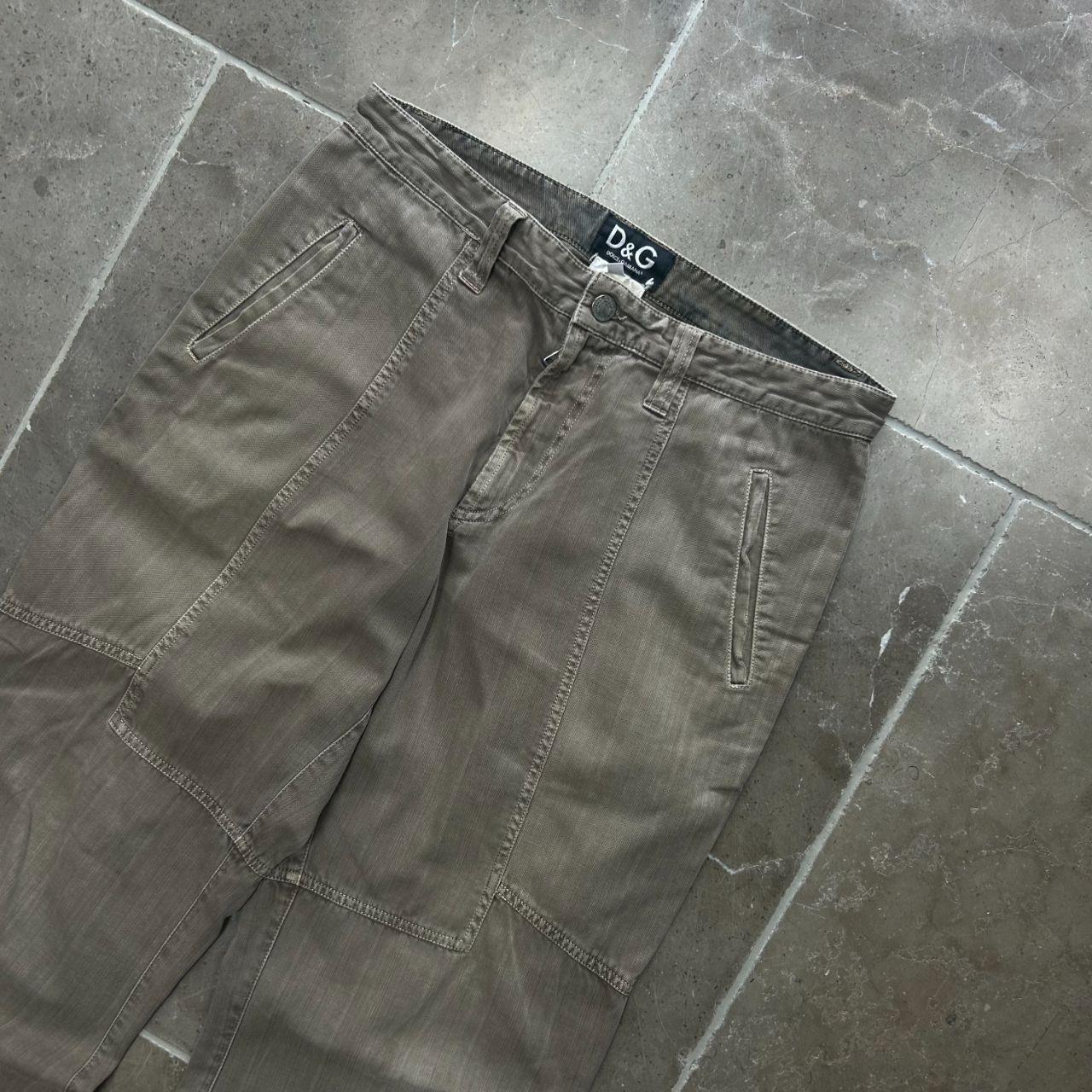 Vintage Dolce Gabbana Relaxed Wide Leg Trousers W32 L34