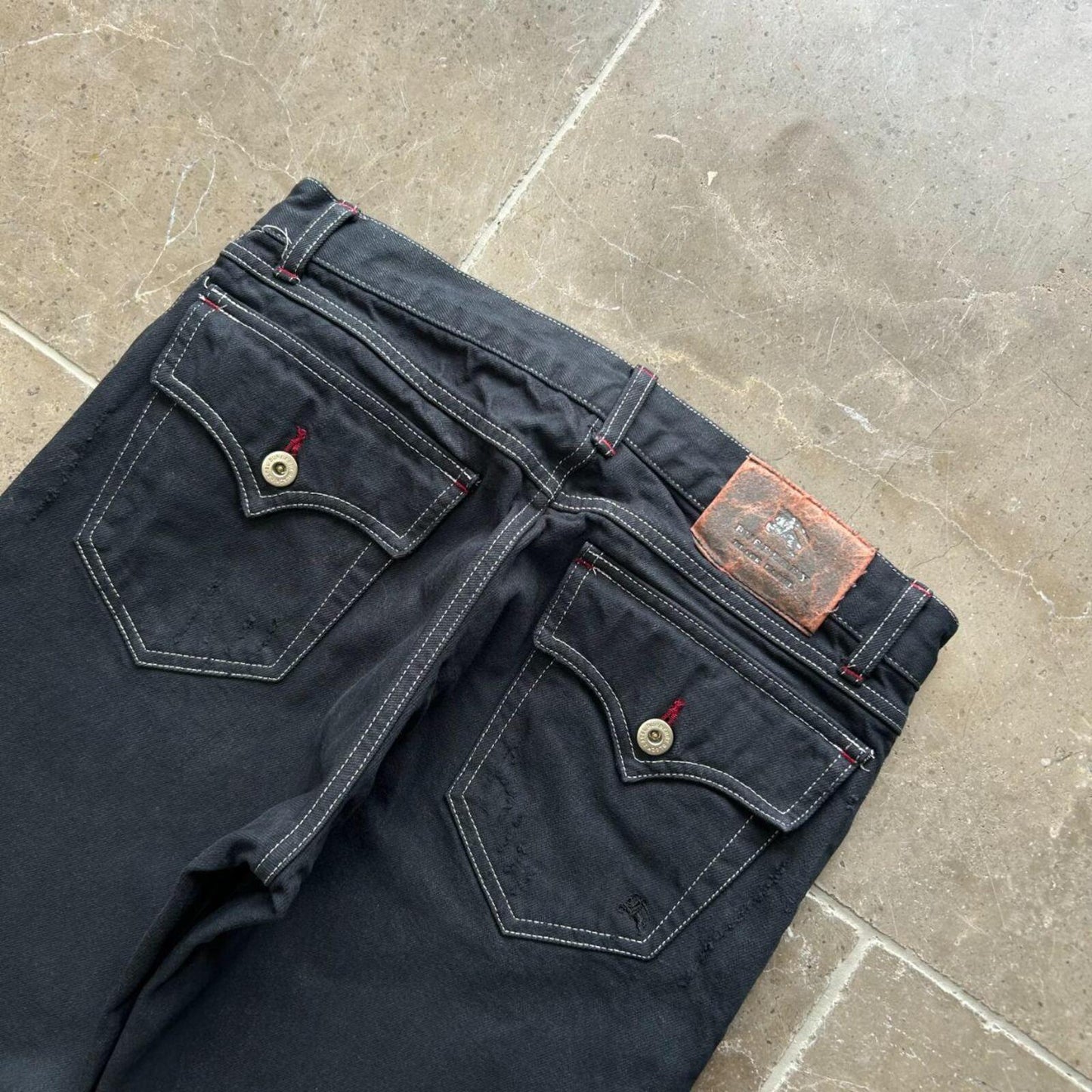 Vintage Burberry Black Label Relaxed Bootcut Jeans W30 L31