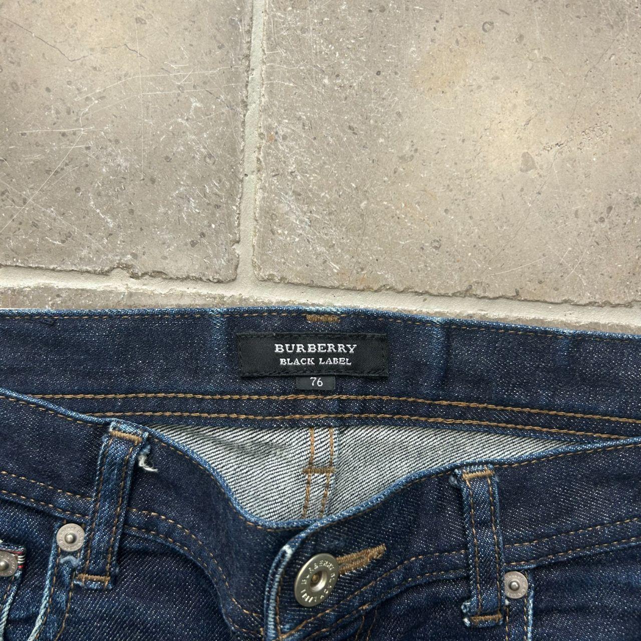 Vintage Burberry Black Label Slim Raw Denim Jeans W30 L29