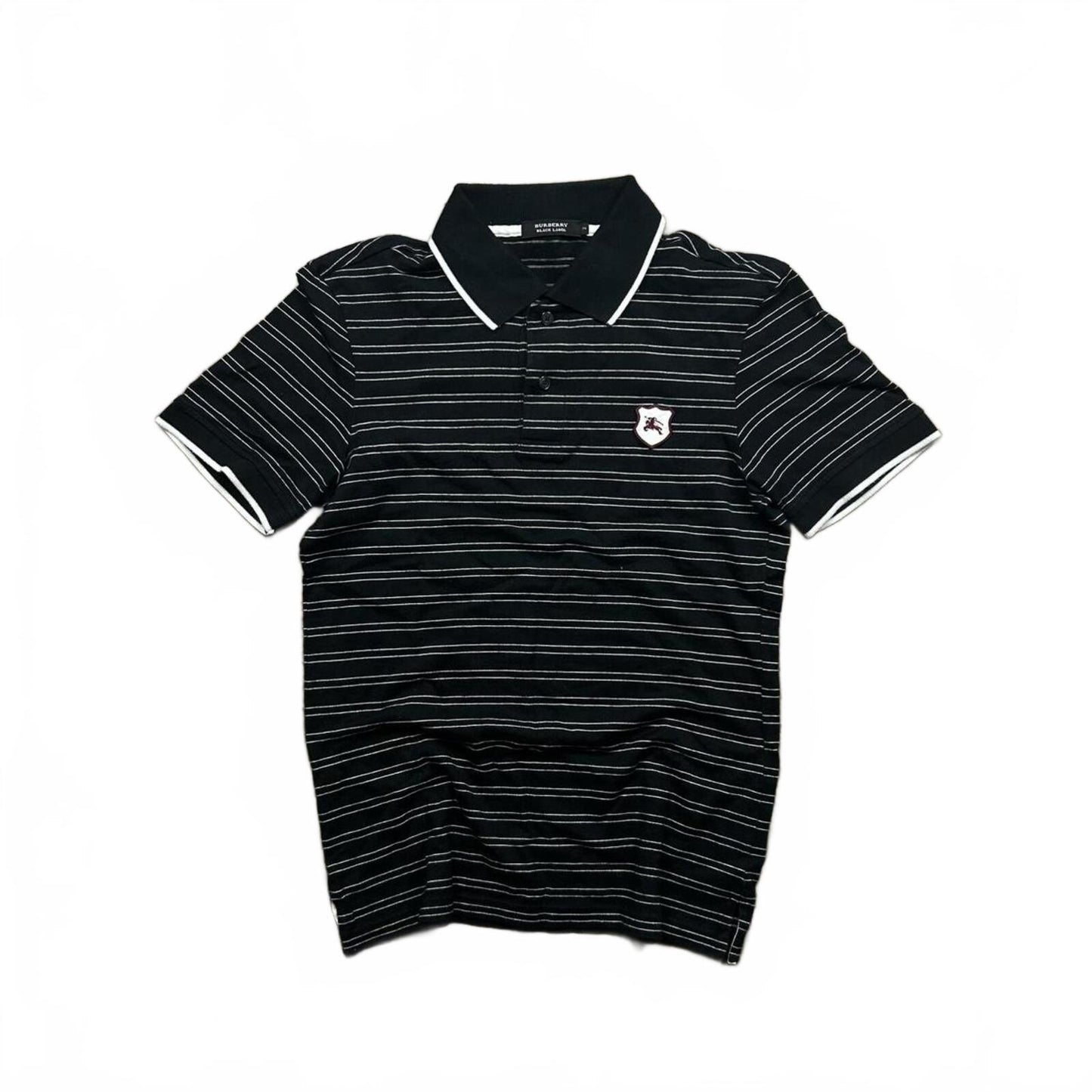 Burberry Black Label Striped Polo Shirt S