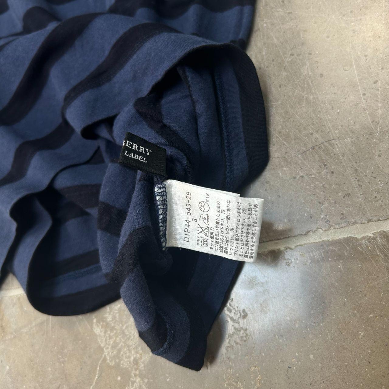 Burberry Black Label Striped Henley T-Shirt M
