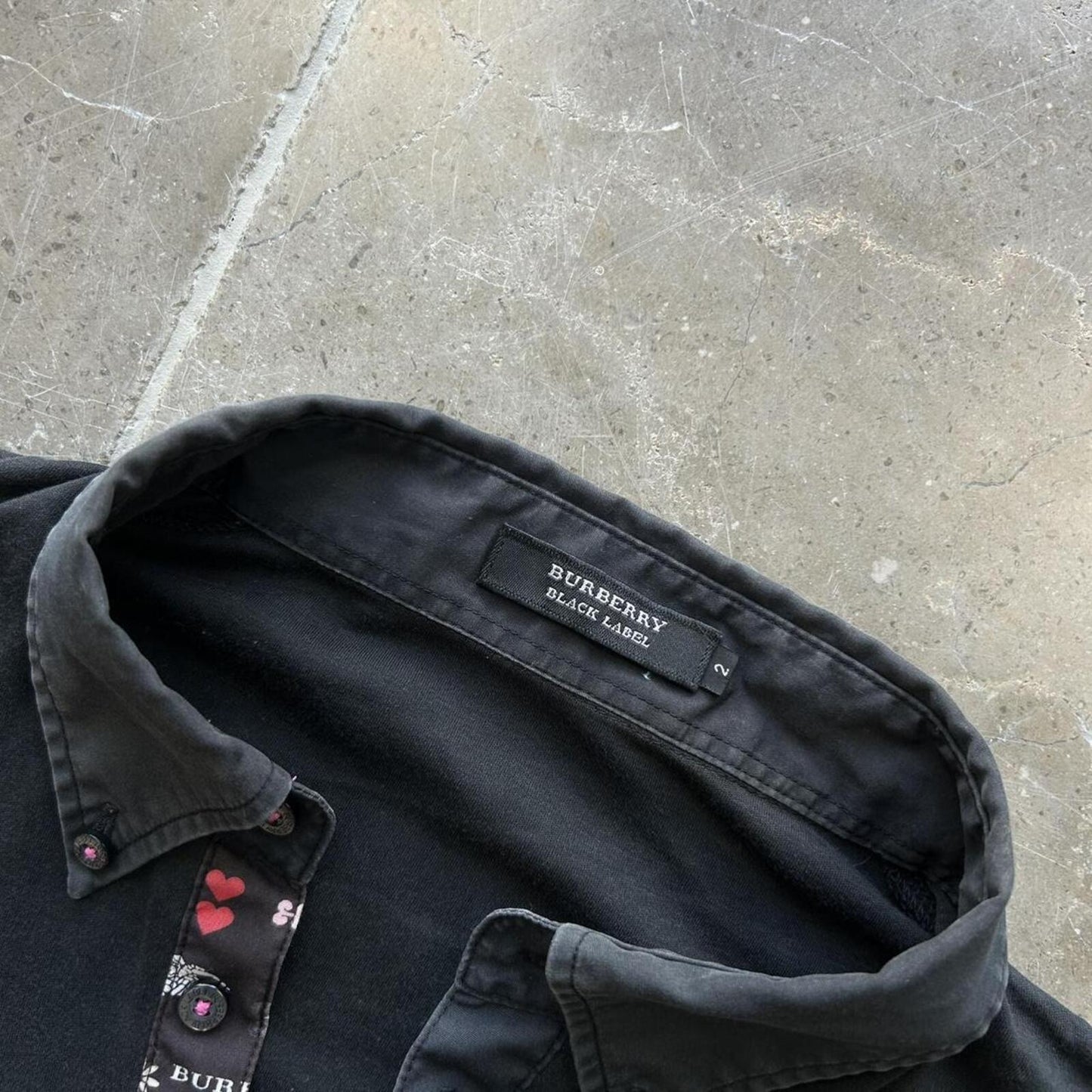 Burberry Black Label Short Sleeve Polo Shirt S