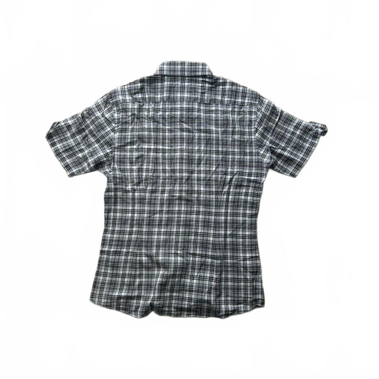 Burberry Black Label Plaid Check Button Up Shirt S