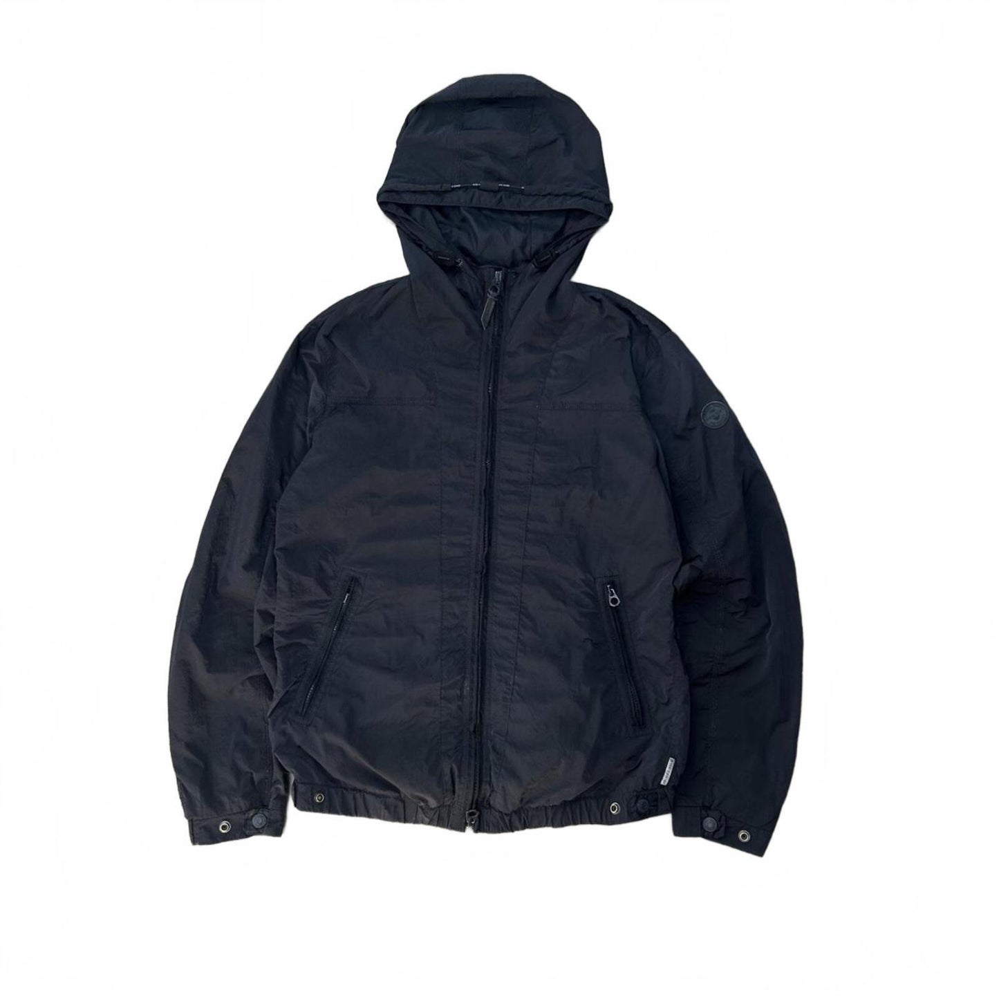 Vintage Armani Jeans Nylon Windbreaker Jacket L