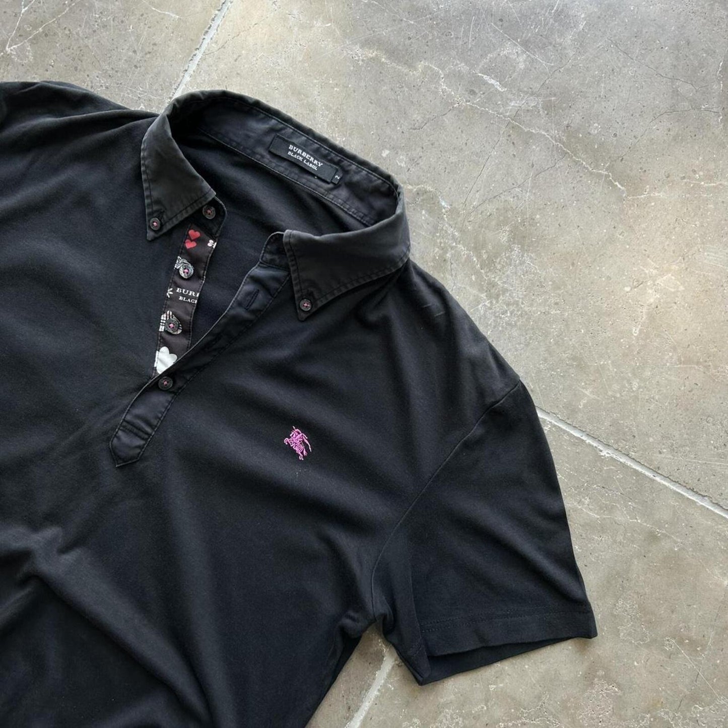 Burberry Black Label Short Sleeve Polo Shirt S