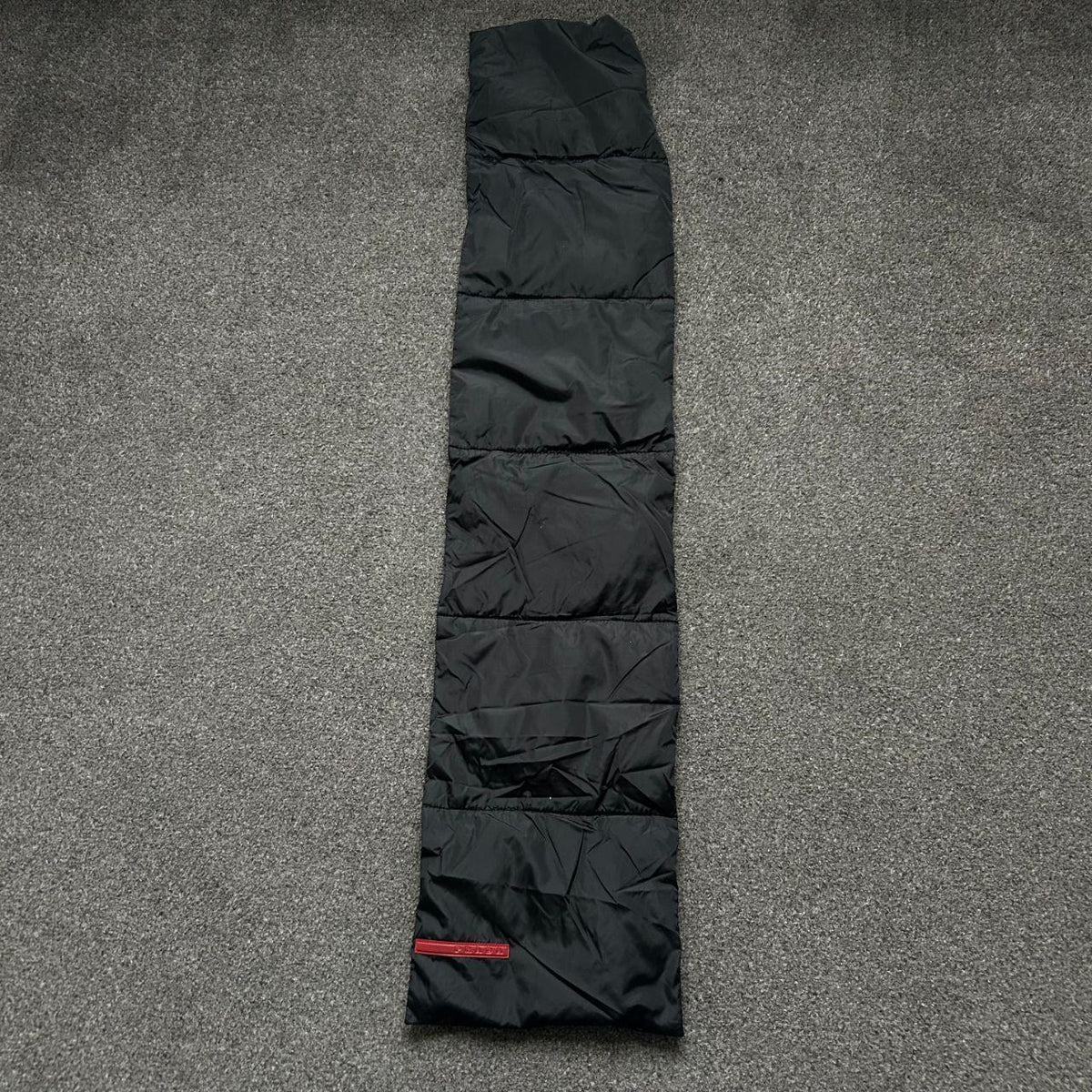 Prada Sport Nylon Puffer Scarf Black OS