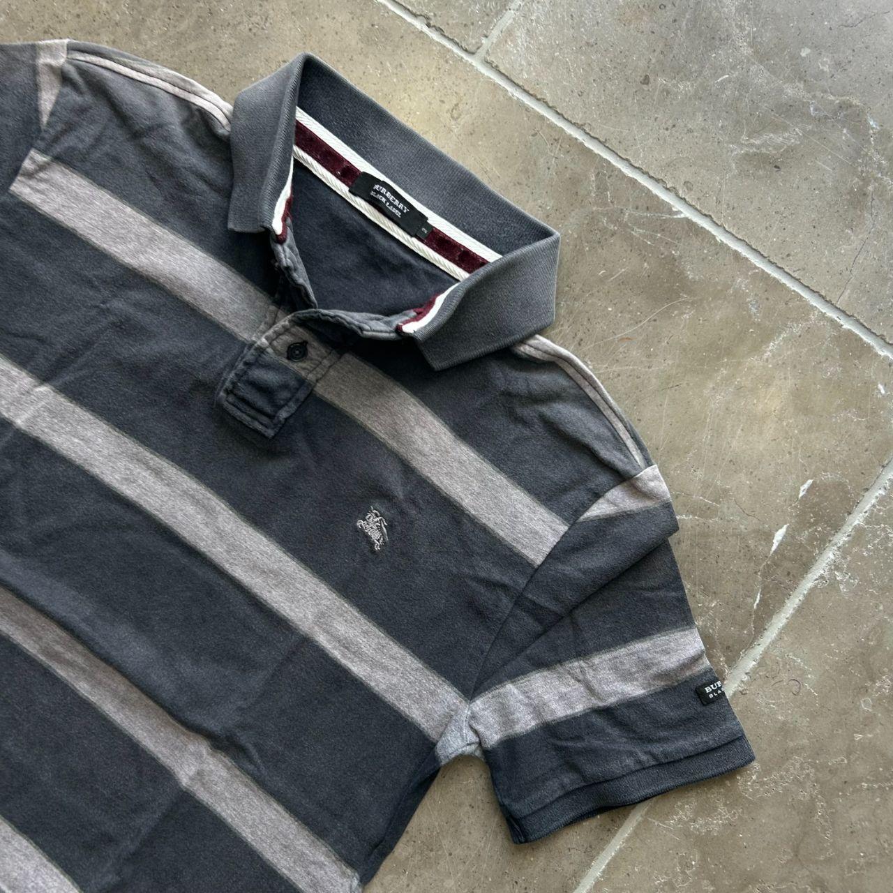 Burberry Black Label Striped Polo Shirt S