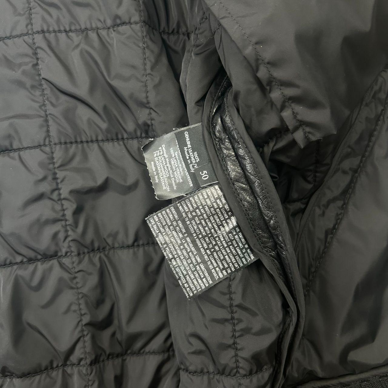 2000s Gucci Black Quilted Leather Jacket M