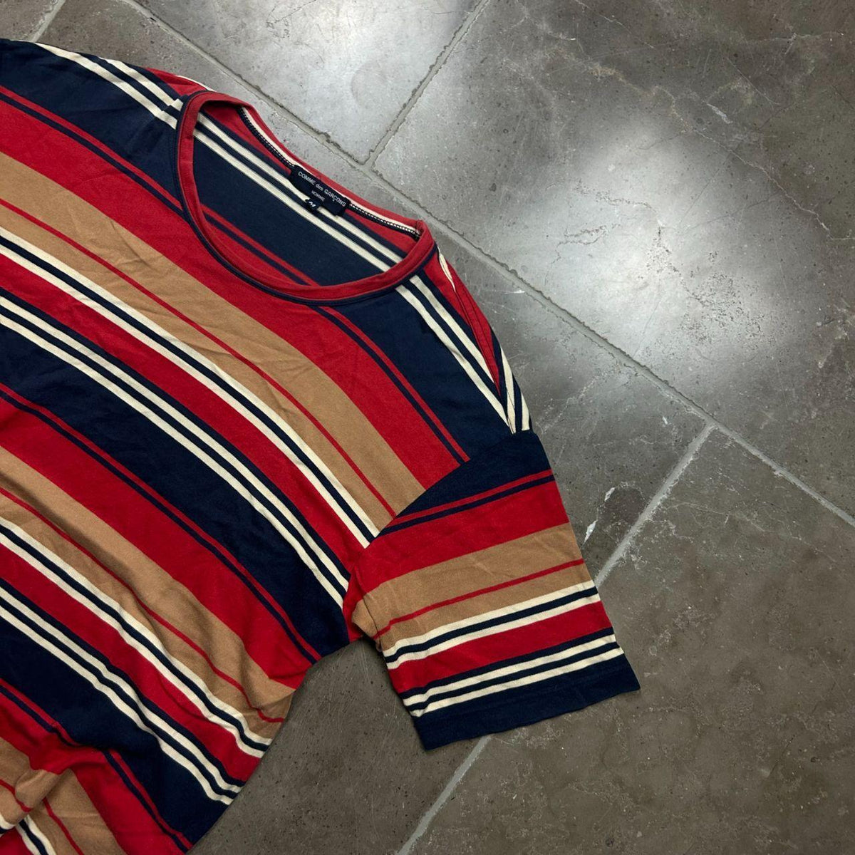 Comme Des Garcons Homme Striped T-Shirt M