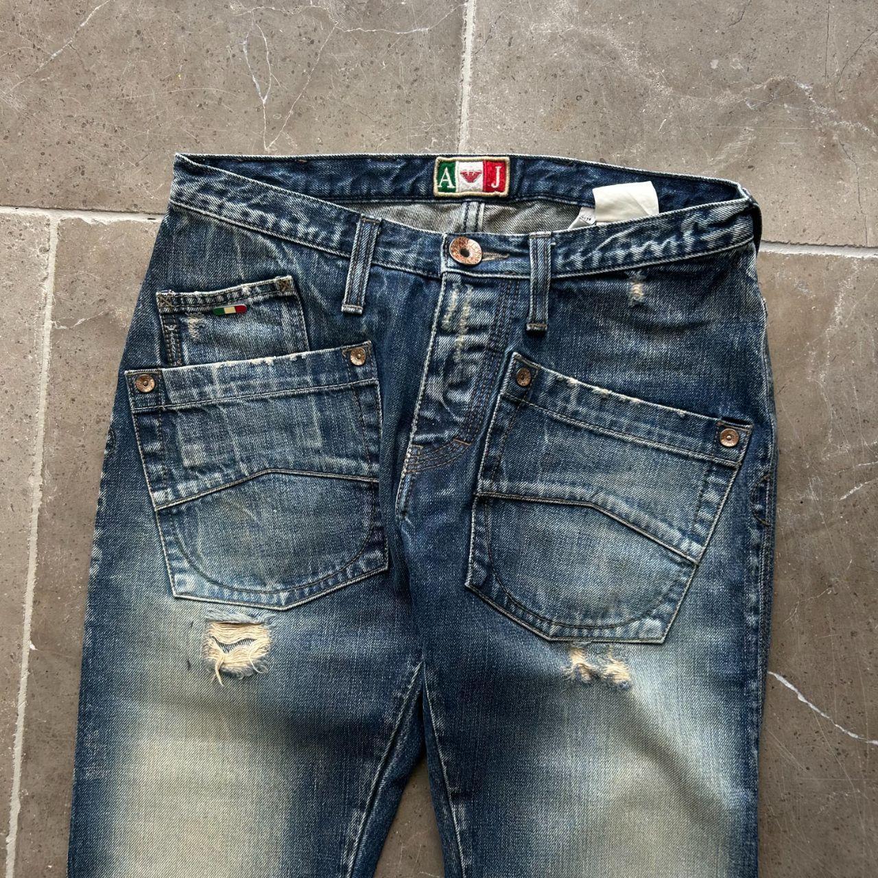 Vintage Armani Jeans Slim Straight Jeans W27 L30