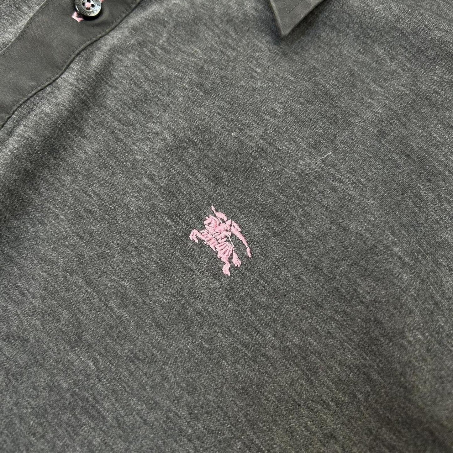 Burberry Black Label Long Sleeve Polo Shirt M
