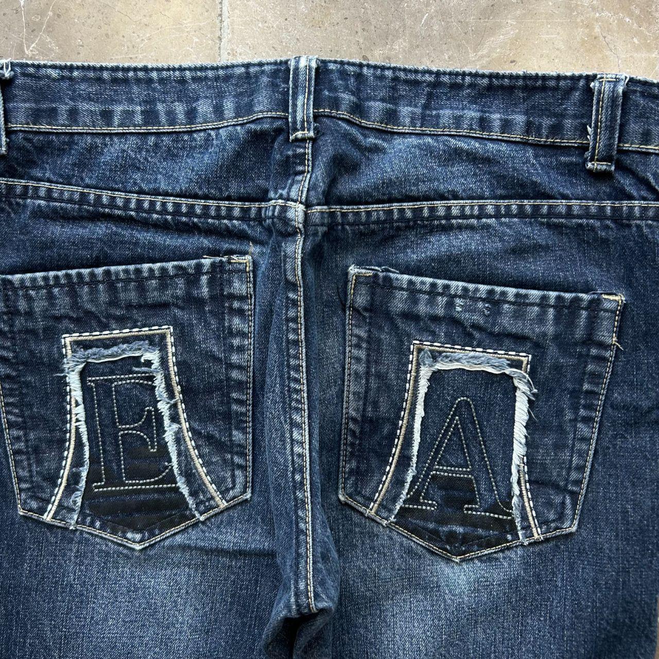 Vintage Emporio Armani Jeans Relaxed Straight Fit Logo Jeans W33 L29