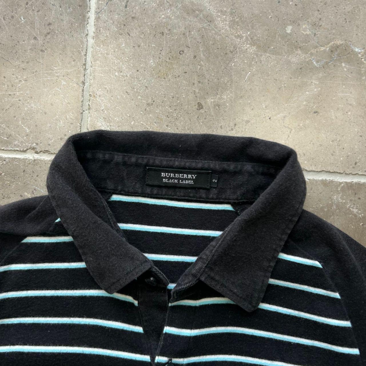 Burberry Black Label Striped Polo Shirt S