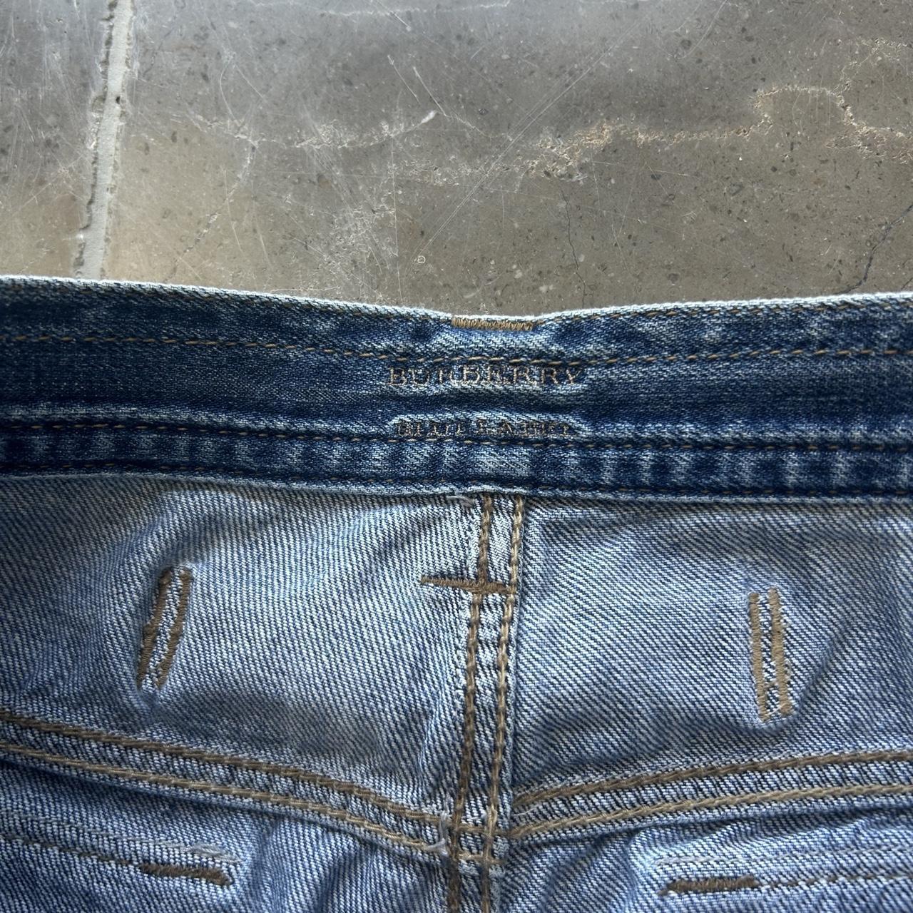Vintage Burberry Blue Label Slim Skinny Buckle Back Jeans W30 L27
