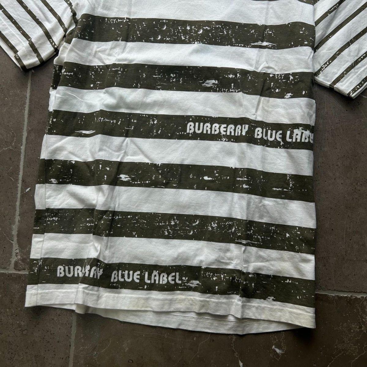 Burberry Blue Label Striped T Shirt M