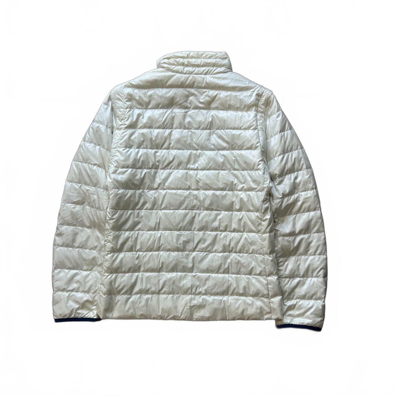 Vintage Burberry Black Label Puffer Jacket White S