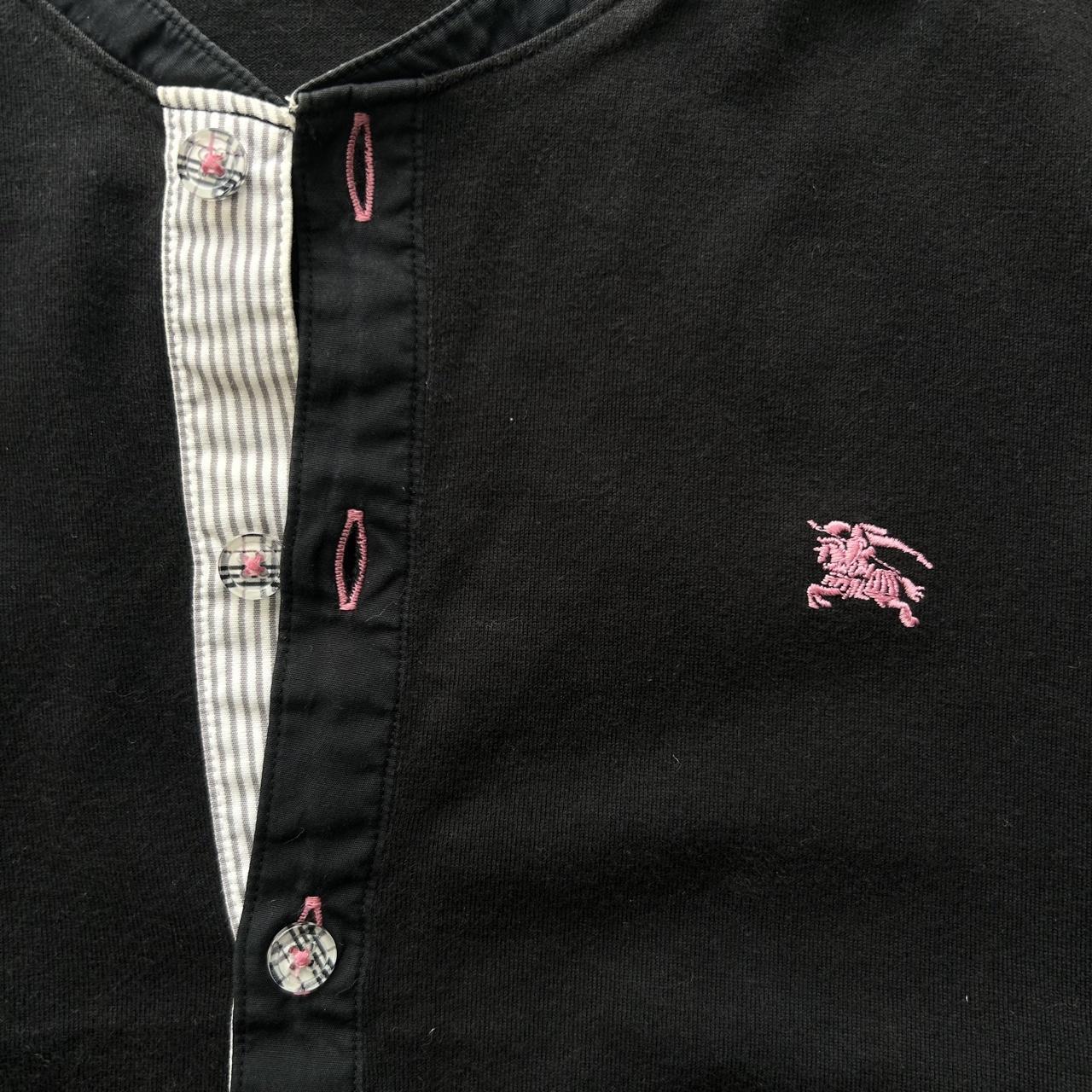 Burberry Black Label Cotton Henley T Shirt S