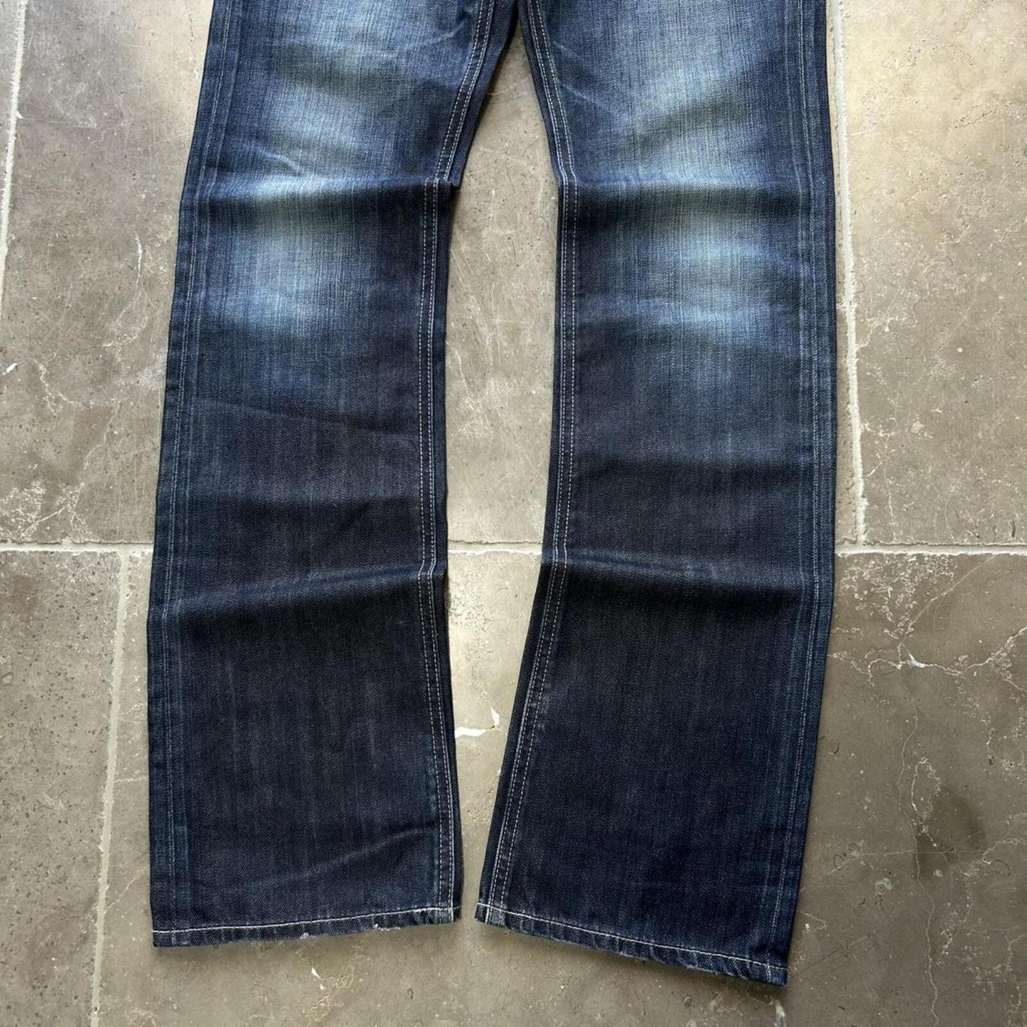 Vintage Burberry Black Label Straight Raw Denim Jeans W29 L32’