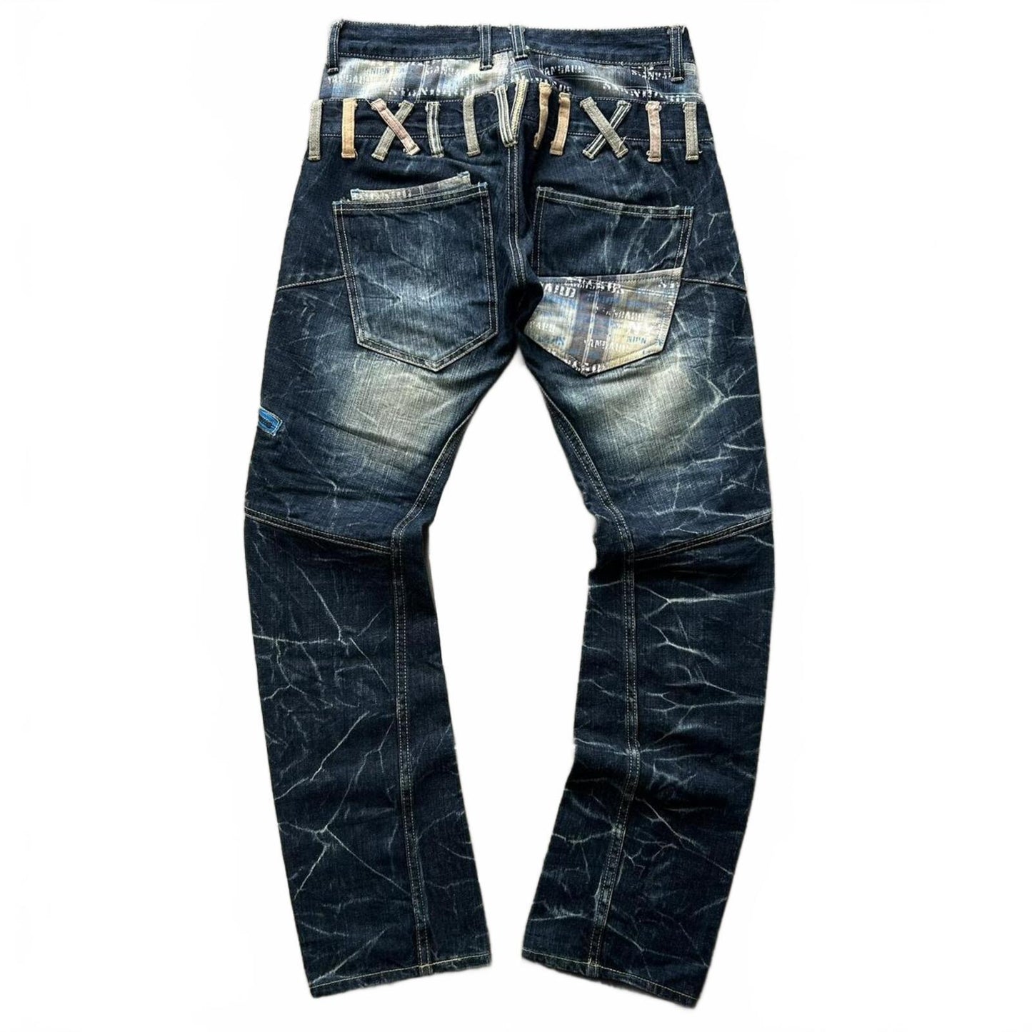 Vintage Japan Style Double Waisted Jeans W29 L30