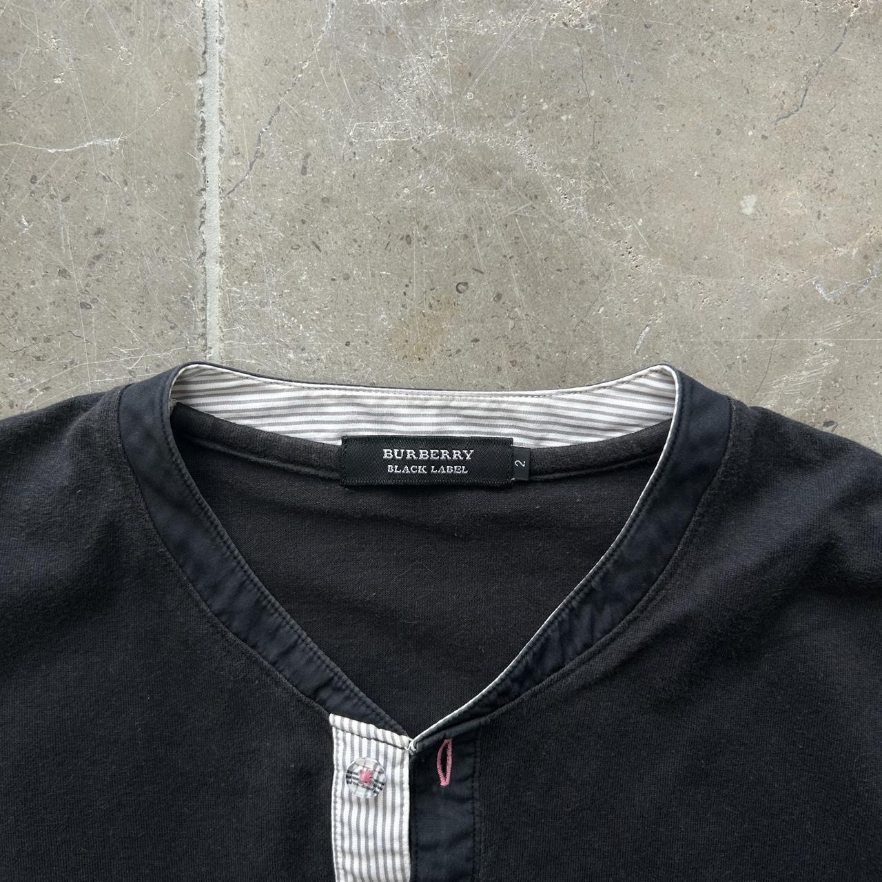 Burberry Black Label Cotton Henley T Shirt S