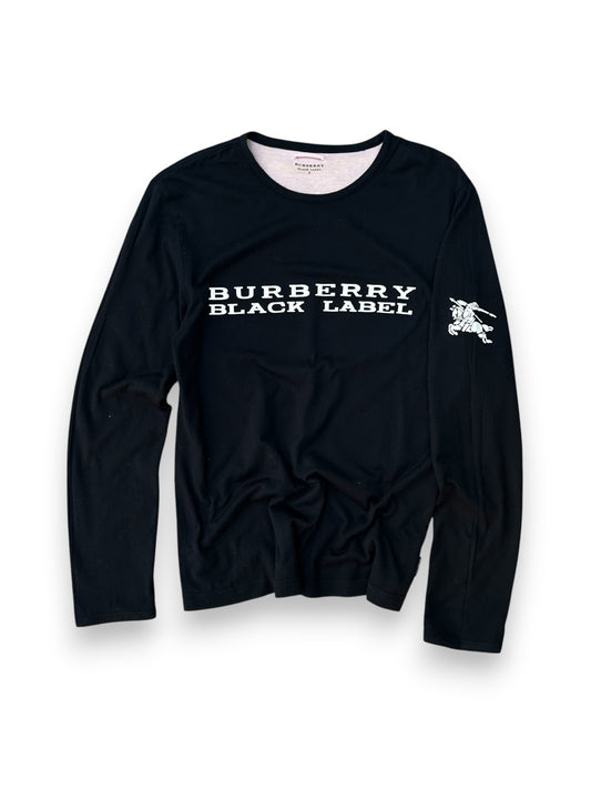 Burberry Black Label Reversible Long Sleeve T Shirt S