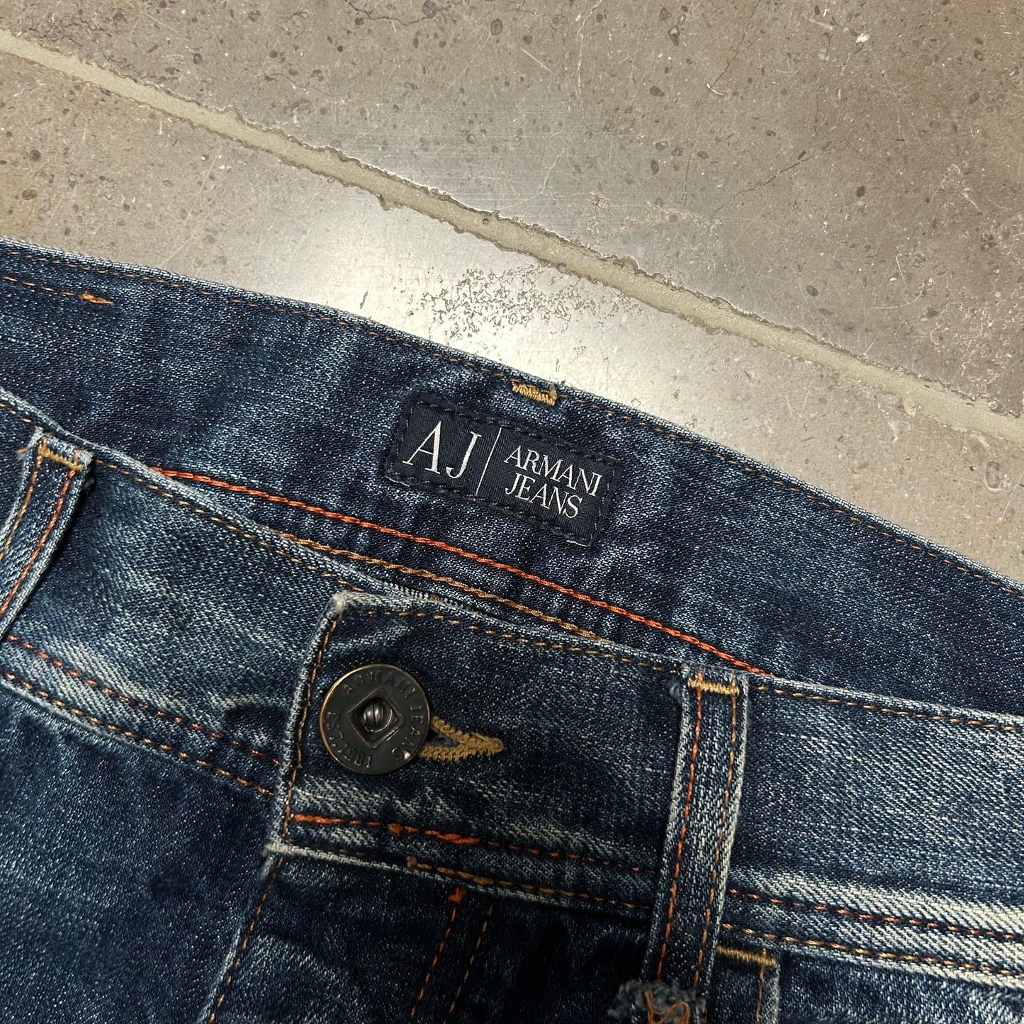 Vintage Armani Jeans Denim Straight Leg Jeans W32 L30