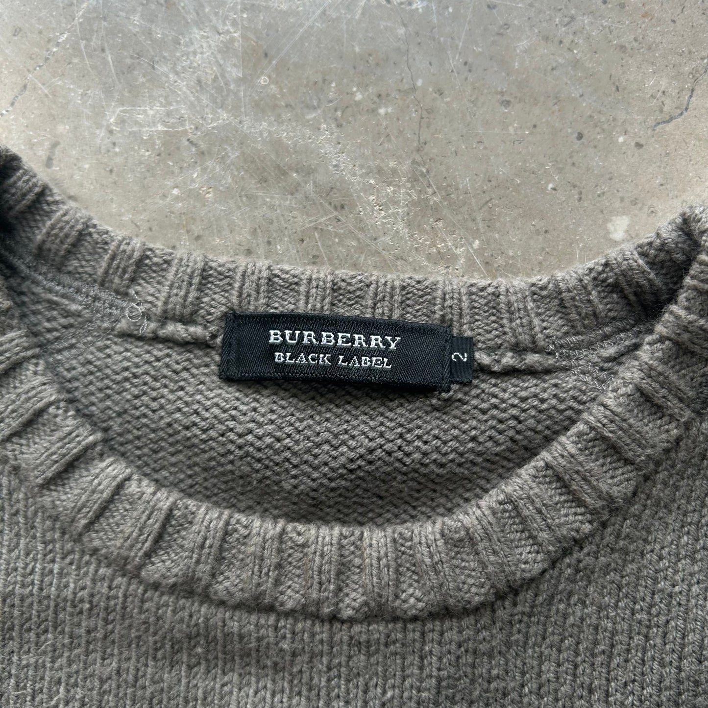 Burberry Black Label Nova Check Knit Jumper S