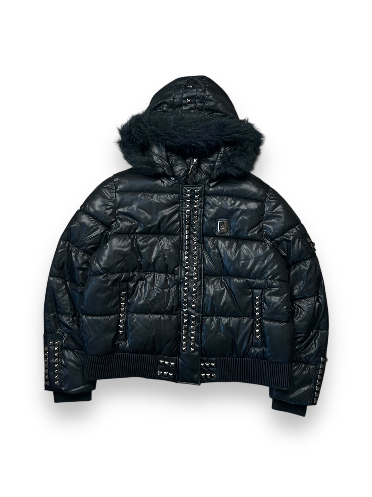 Vintage Rocawear Fur Hooded Puffer Jacket Size M