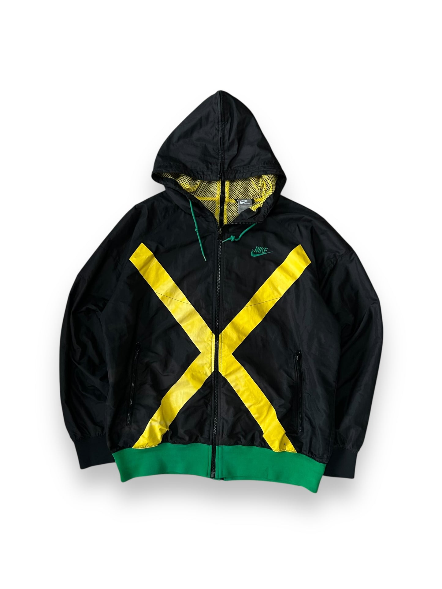 Vintage Nike Jamaica Olympics 2008 Split Windbreaker Jacket M