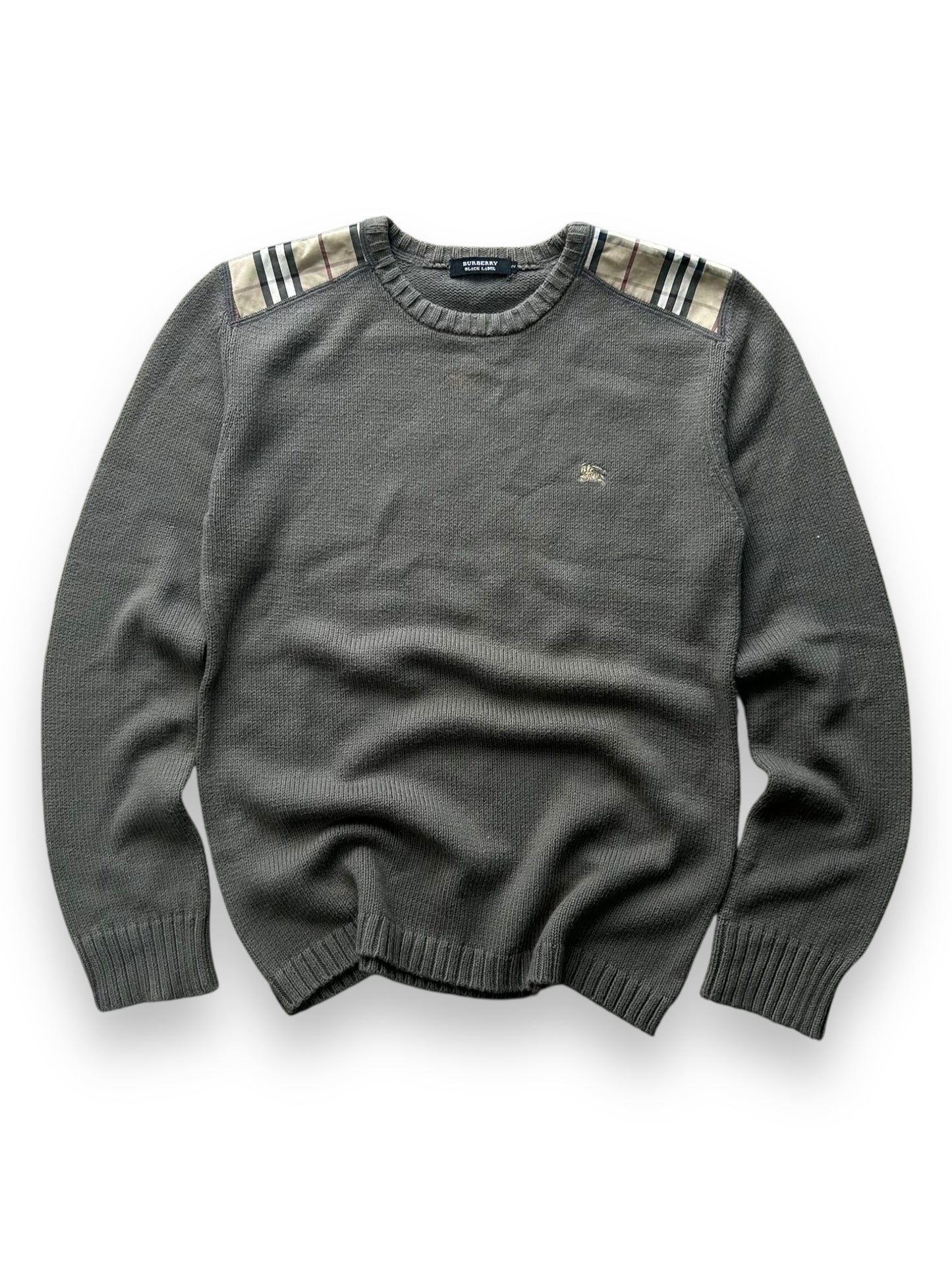 Burberry Black Label Nova Check Knit Jumper S