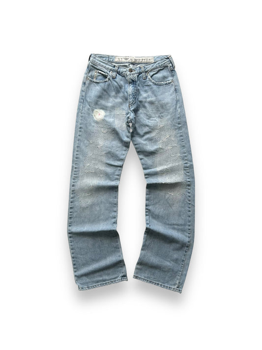 Vintage Armani Jeans Relaxed Bootcut Distressed Jeans W28 L31