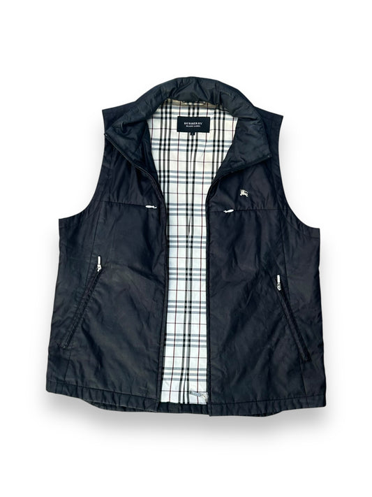 Burberry Black Label Nylon Nova Check Vest Gilet M