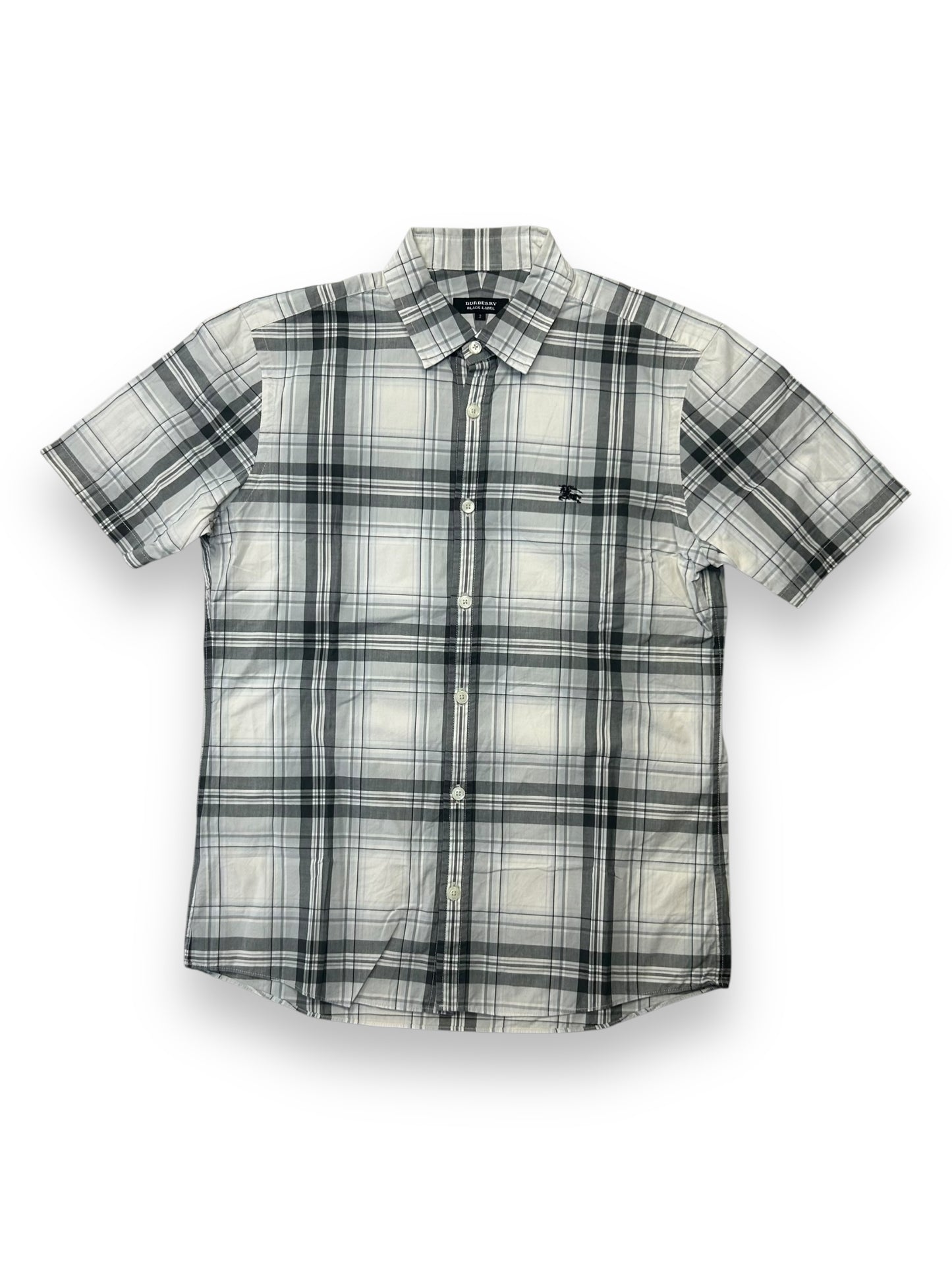 Burberry Black Label Check Short Sleeve Shirt S
