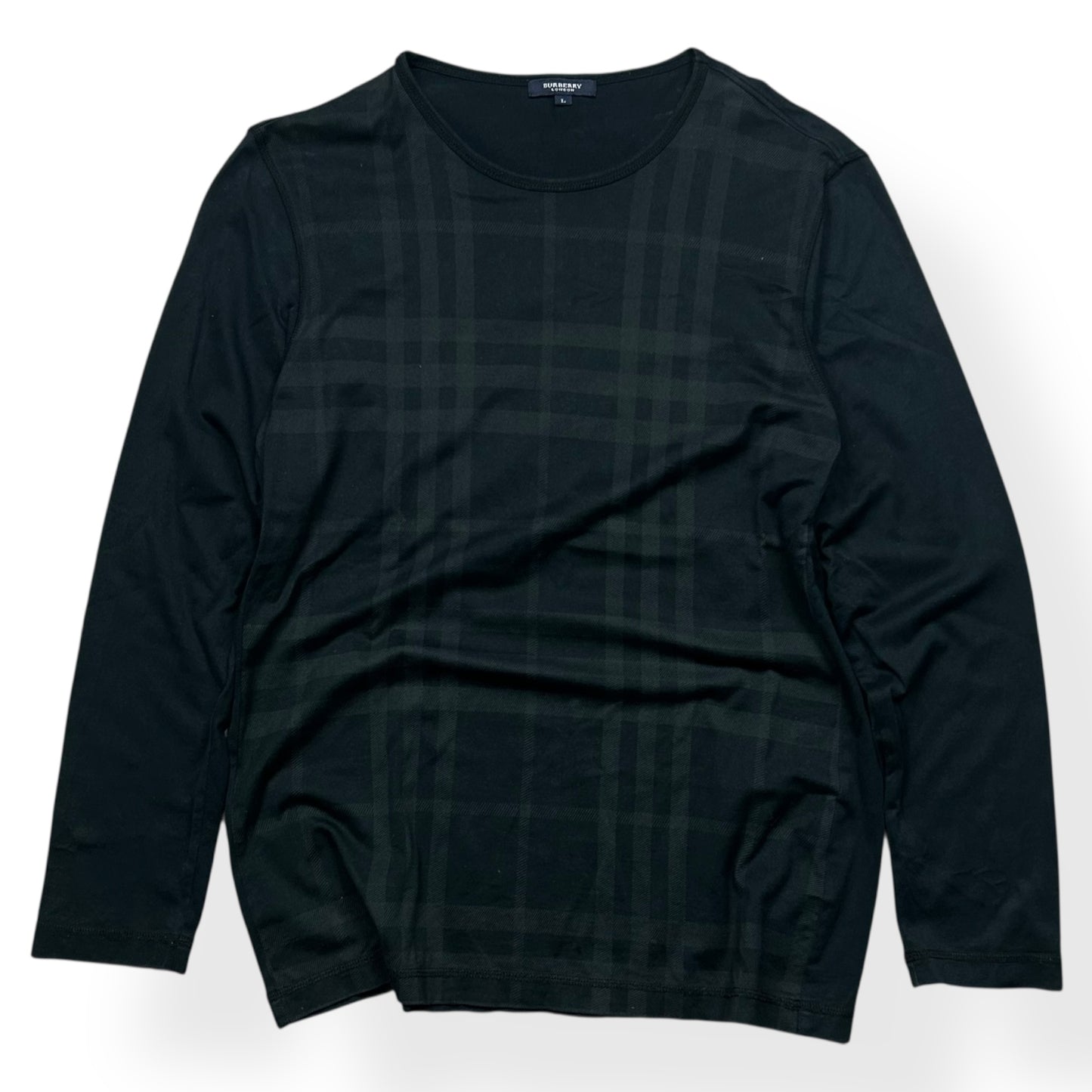 Burberry London Shadow Nova Check Long Sleeve T Shirt L