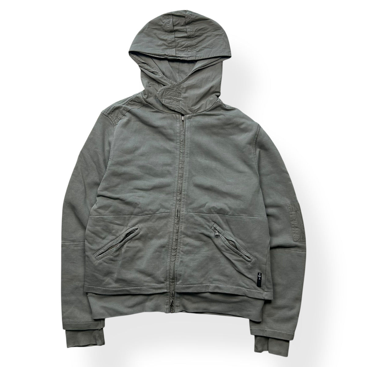 Emporio Armani Zip Up Jacket Hoodie Grey S