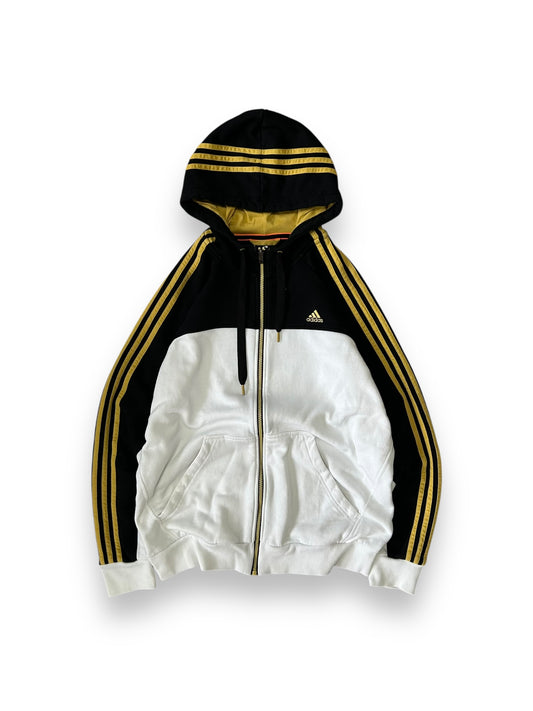 Adidas Performance Essentials Zip Up Hoodie White Size L