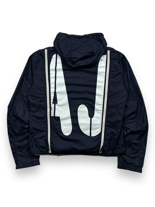 Vintage Armani Jeans Logo Lightweight Windbreaker Size S