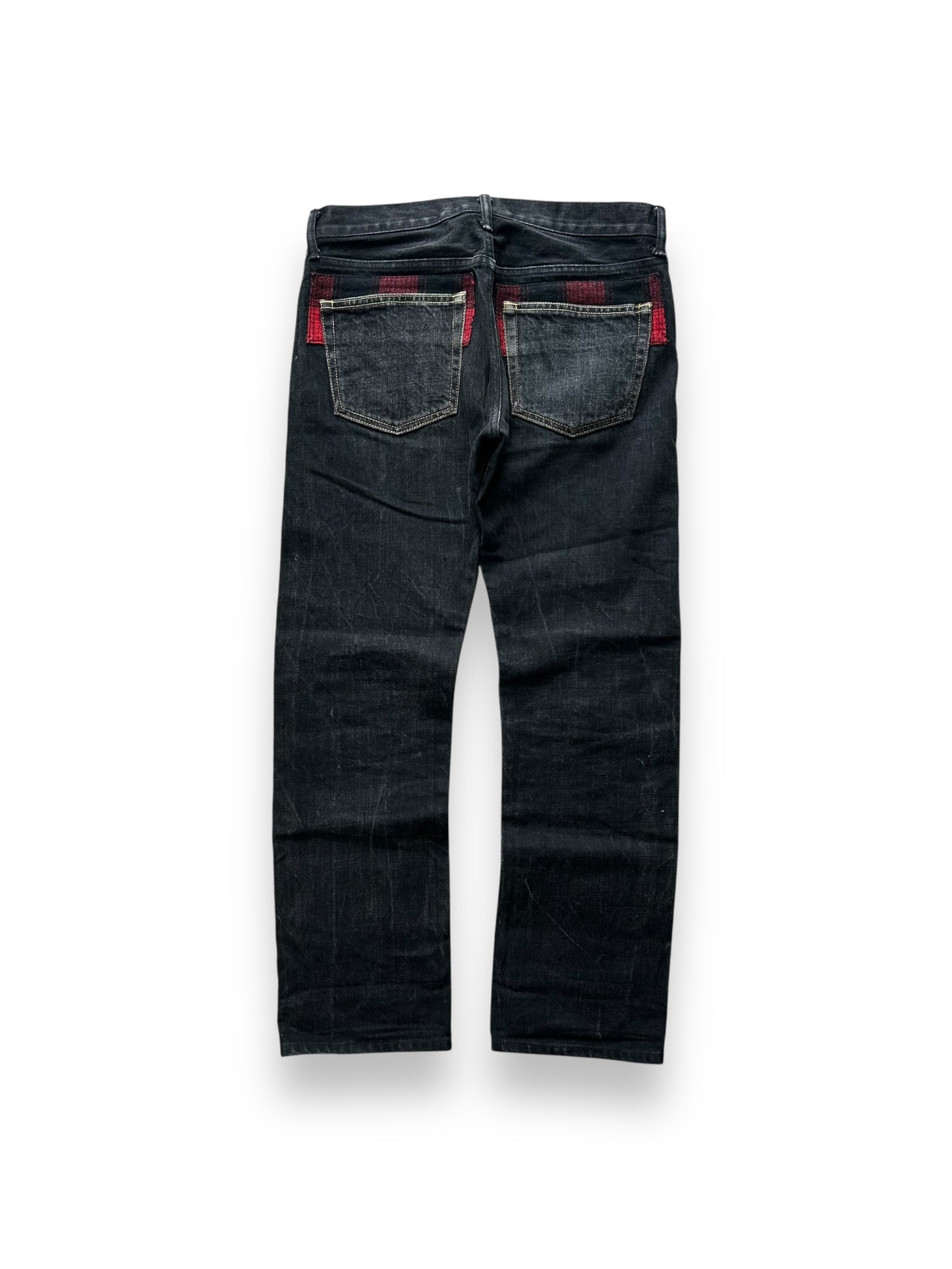 Comme des Garçons Homme Plaid Slim Straight Selvage Denim Jeans W30 L28