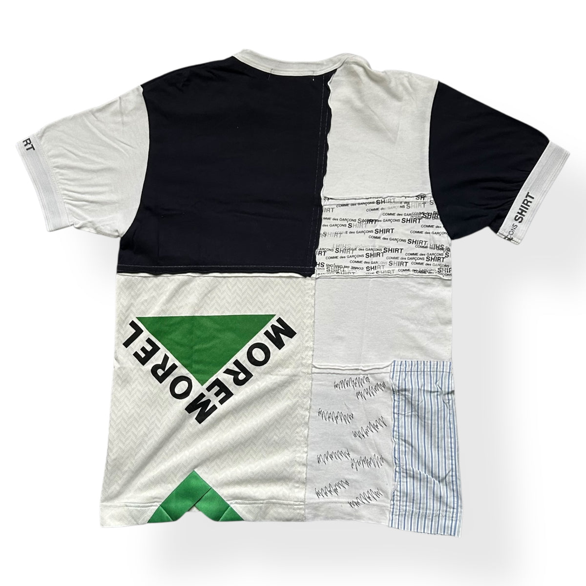 Comme Des Garcons SHIRT Monogram Patchwork T-Shirt S