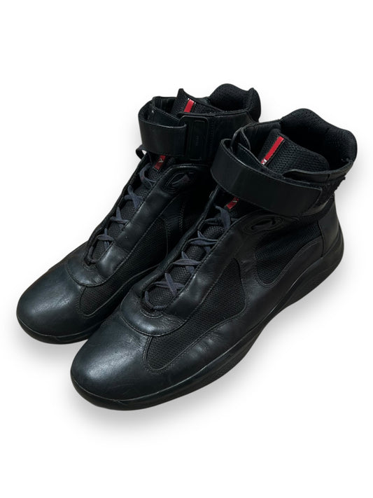 Prada America Cup High Trainer Uk 12
