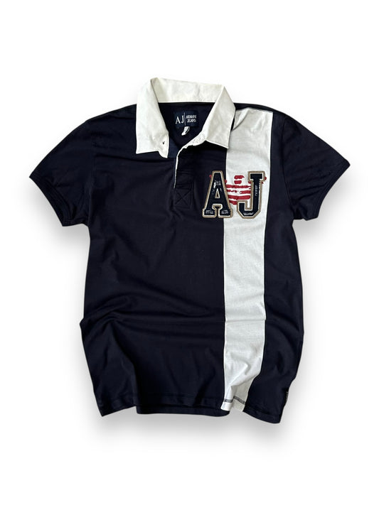 Vintage Armani Jeans Polo Shirt Size L