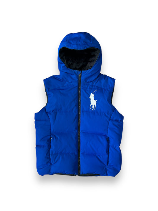 Polo Ralph Lauren Big Pony Hooded Puffer Gilet Vest Size S