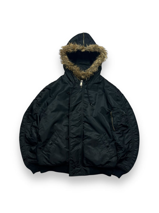 Mens Supreme N-2B Padded Bomber Jacket Black M