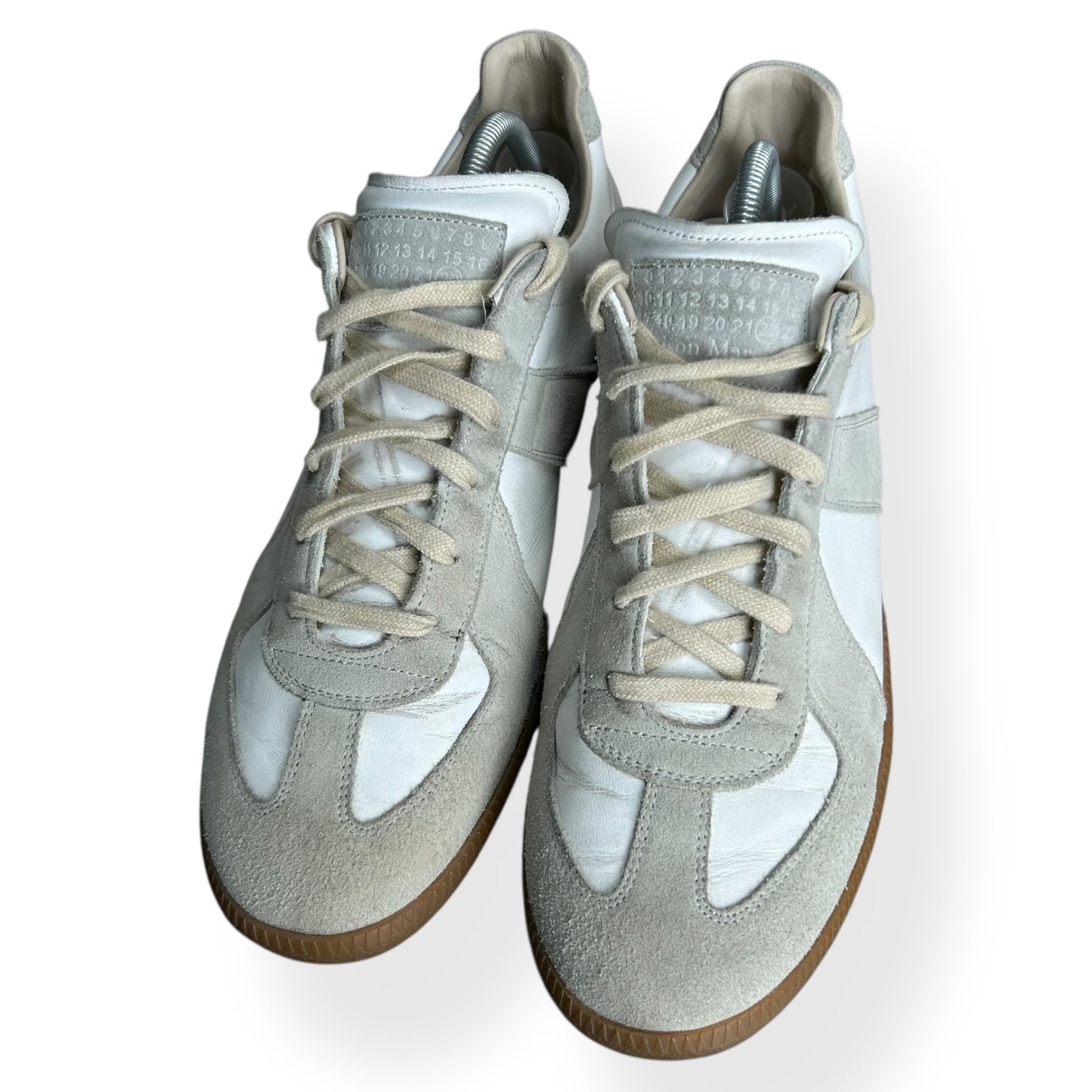 Maison Margiela Gats Low Top Trainers White UK 10