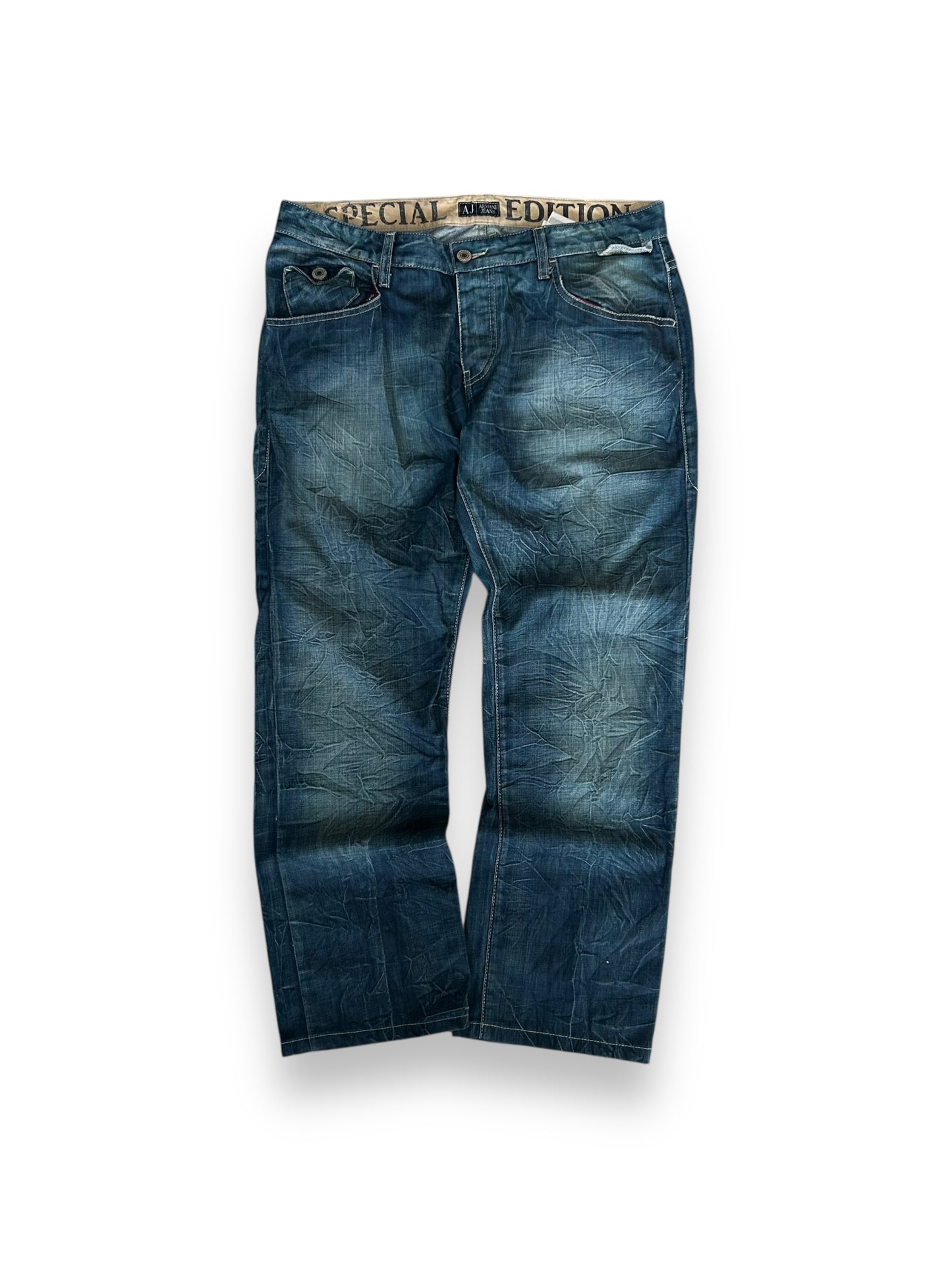 Vintage Armani Jeans Denim Bootcut Jeans W34 L28