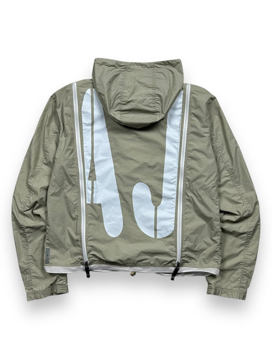 Vintage Armani Jeans Logo Lightweight Windbreaker Size S
