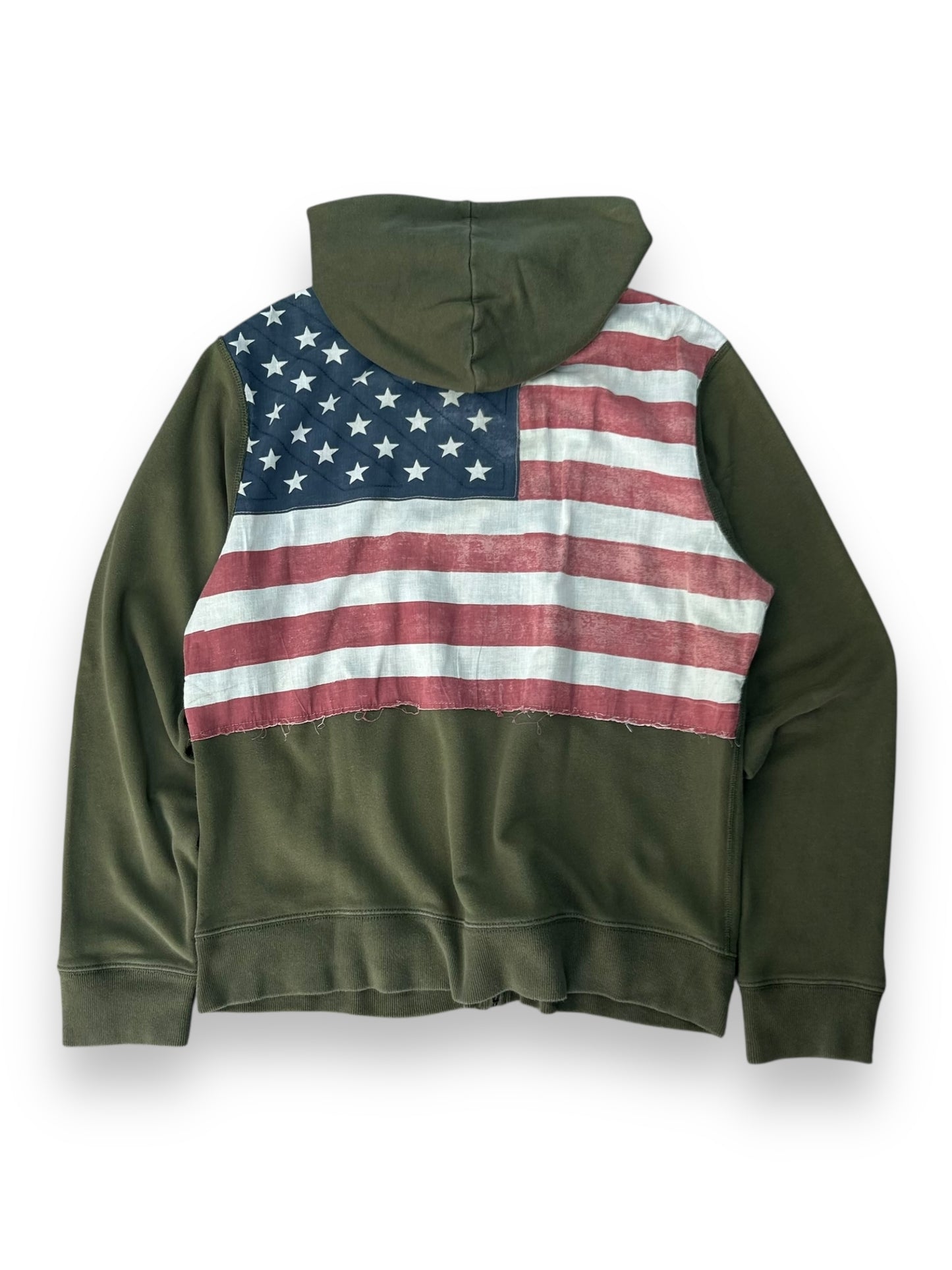 Ralph Lauren Denim and Supply USA Zip Up Hoodie L