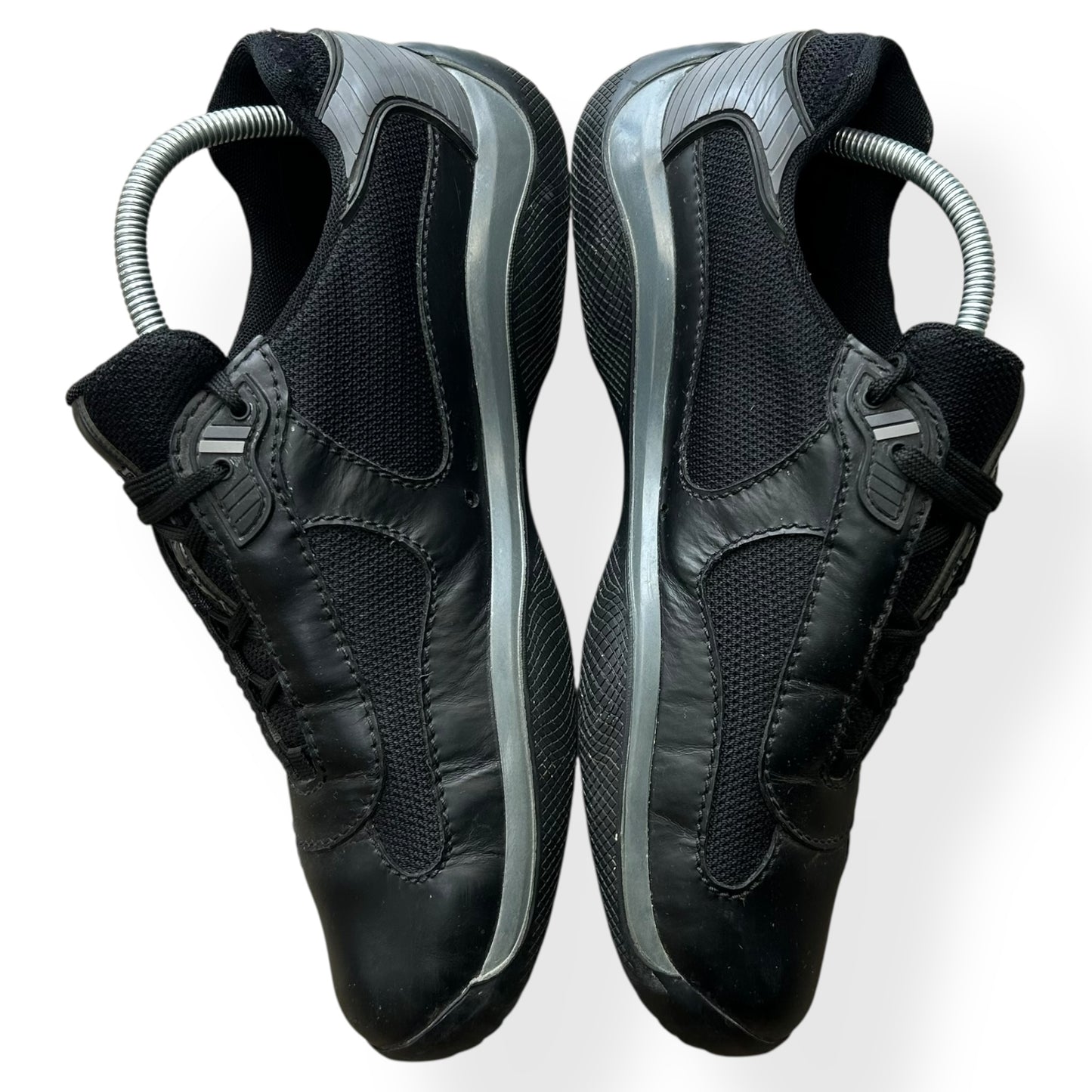 Mens Prada America Cups Black Size UK 9