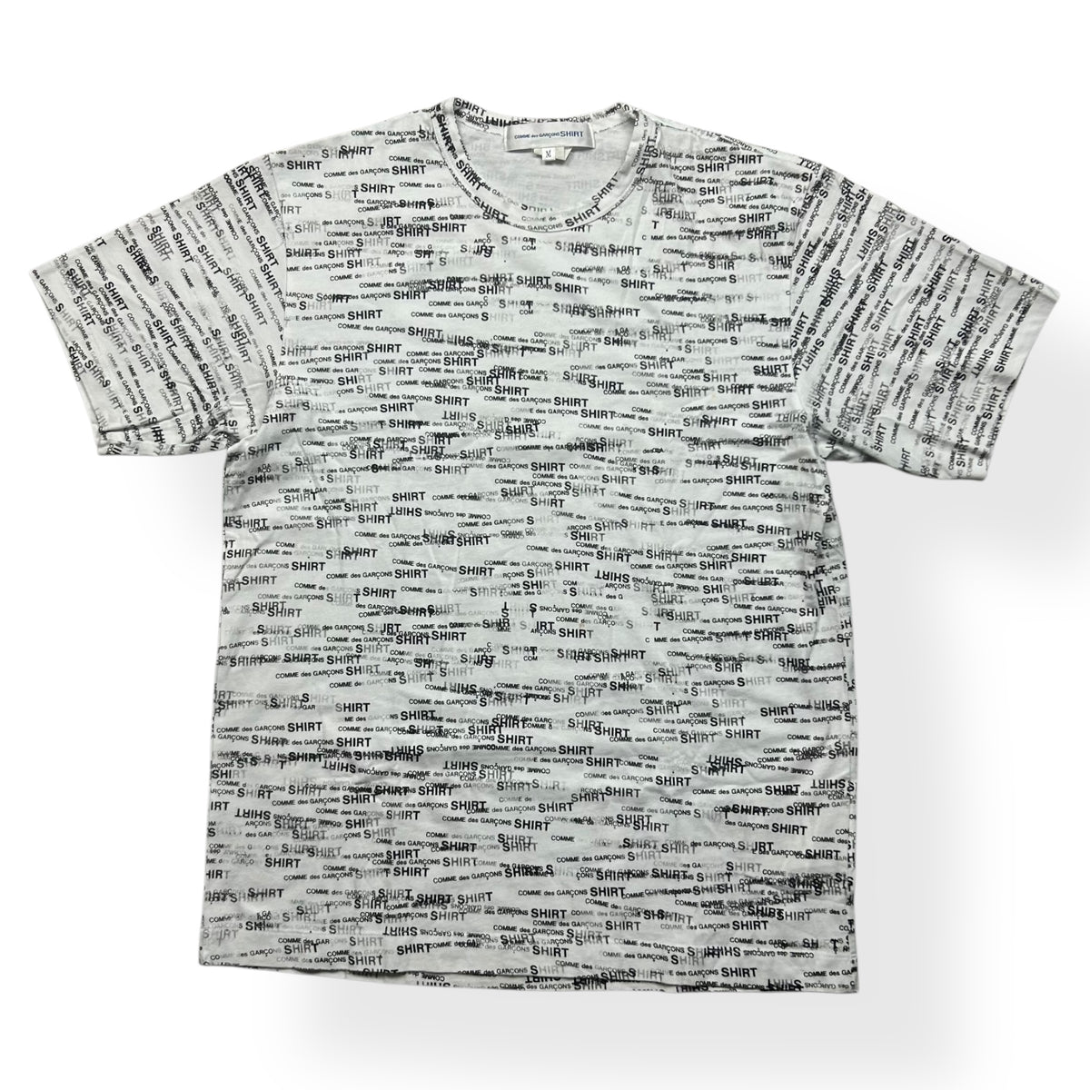 Comme Des Garcons SHIRT Monogram Logo T-Shirt M